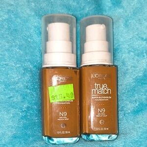 N9 - Neutral Medium Deep - Set of 2 - L'Oreal True Match Foundation